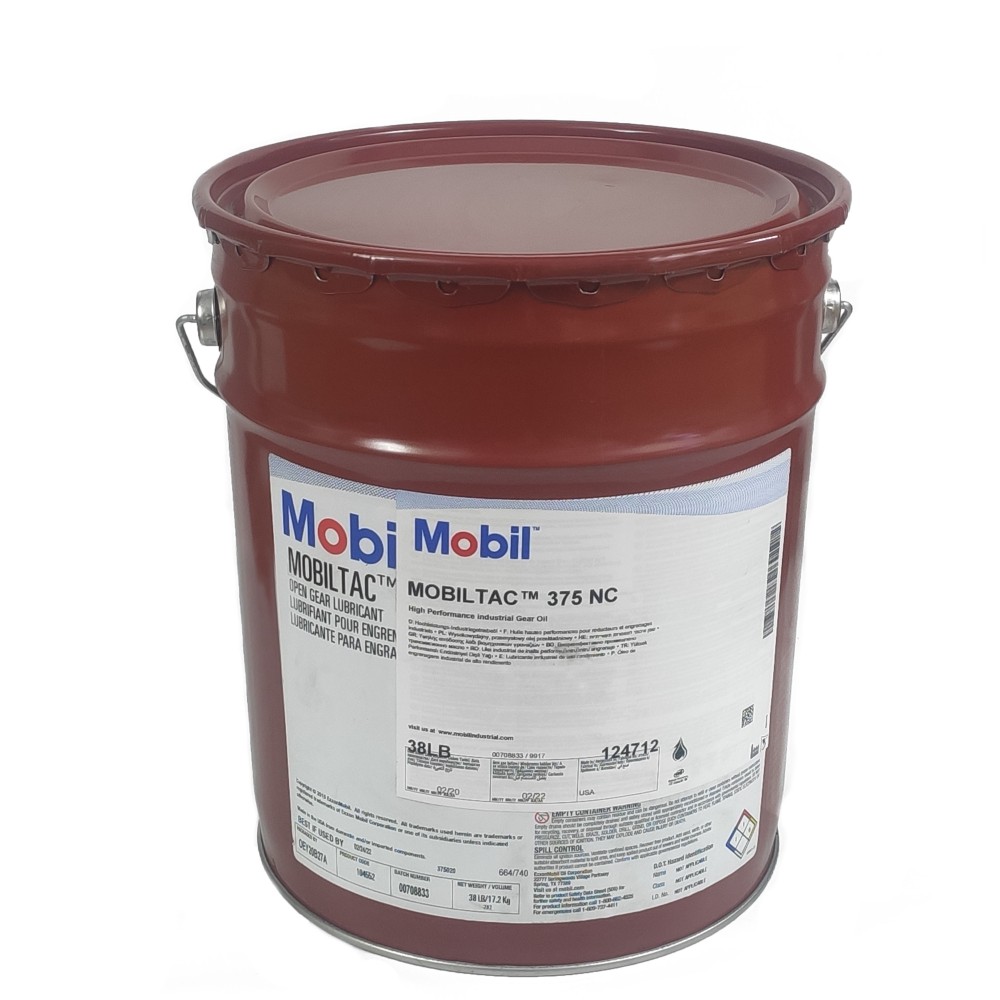Смазка открытых зубчатых передач Mobiltac 375 NC 17.2кг.