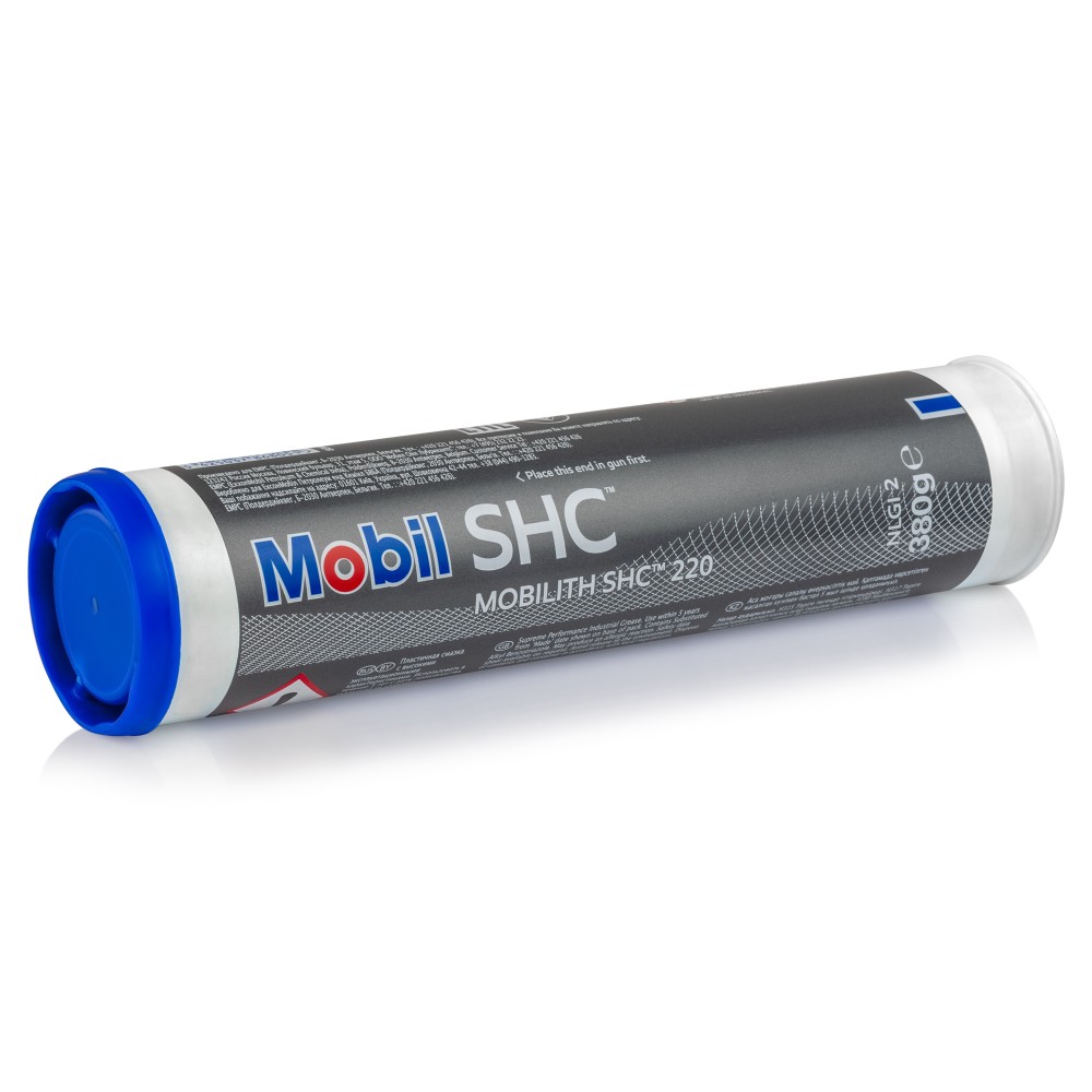 Высокотемпературная синтетическая смазка Mobilith SHC 220 0.38кг.