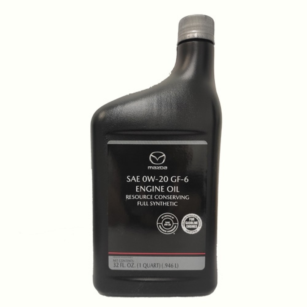 MAZDA 0W-20 Engine Oil GF-6 1qt Синтетична моторна олива