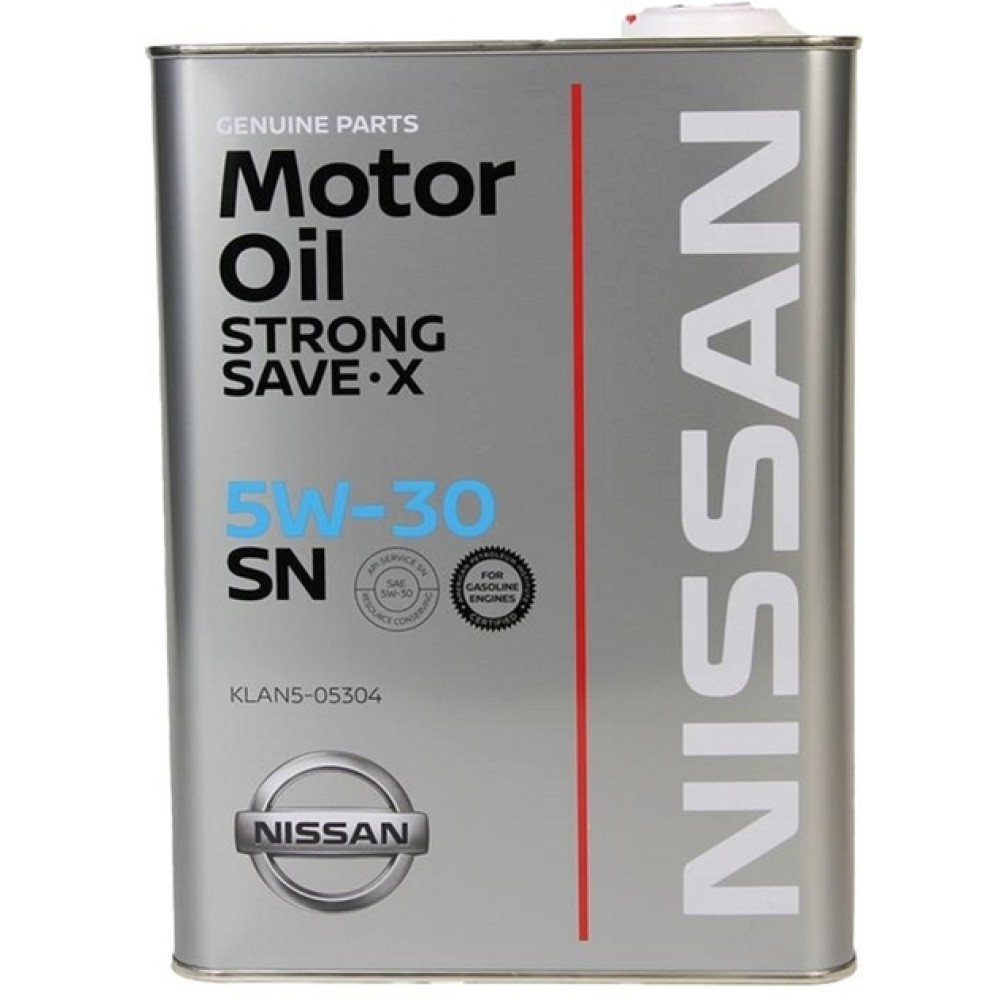 Масло Nissan SN Strong Save X 5W-30 4л Синтетическое моторное масло