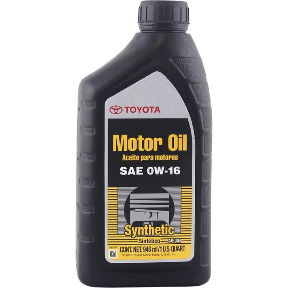 Toyota Synthetic Motor Oil 0W-16 0.946 л. моторна олива