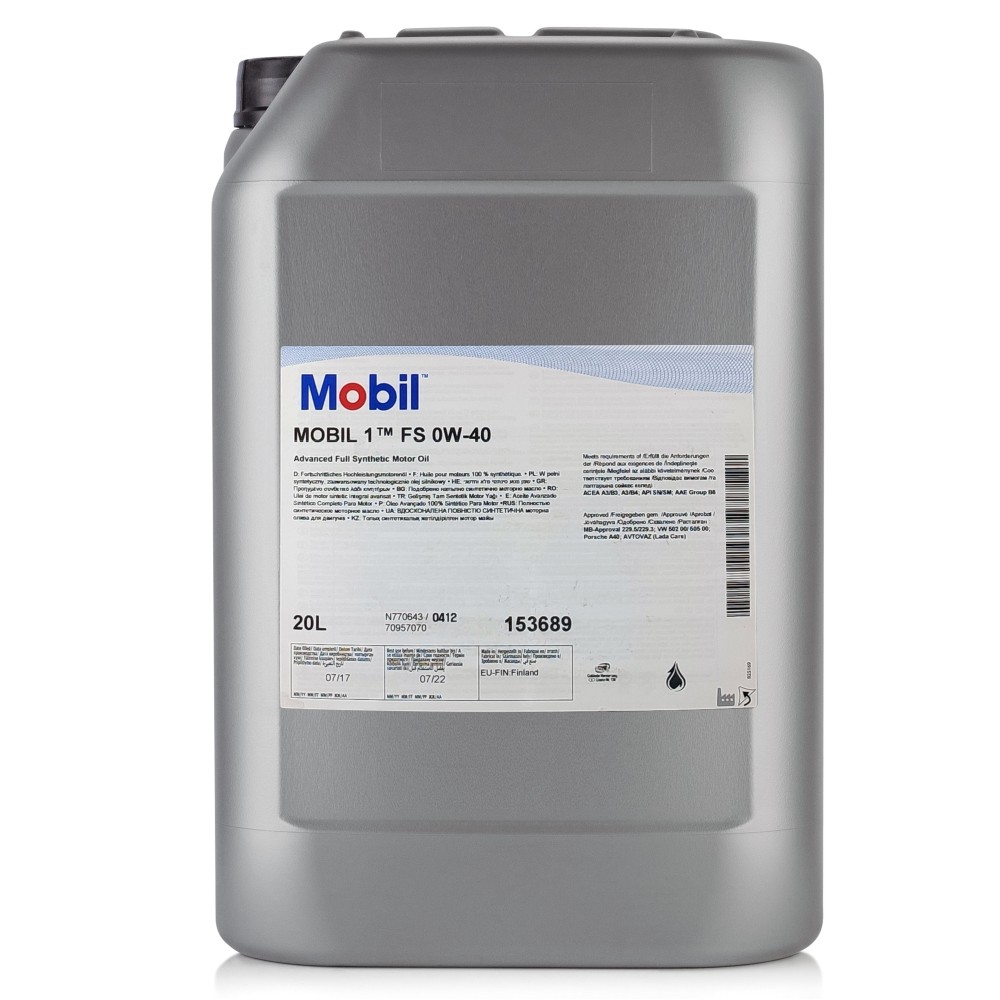 Mobil 1 FS 0W-40 20л.