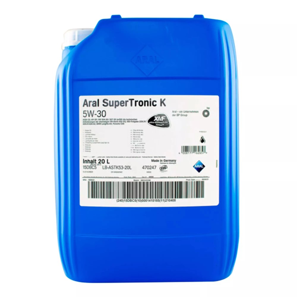 Aral SuperTronic K 5W-30 20л Синтетична моторна олива