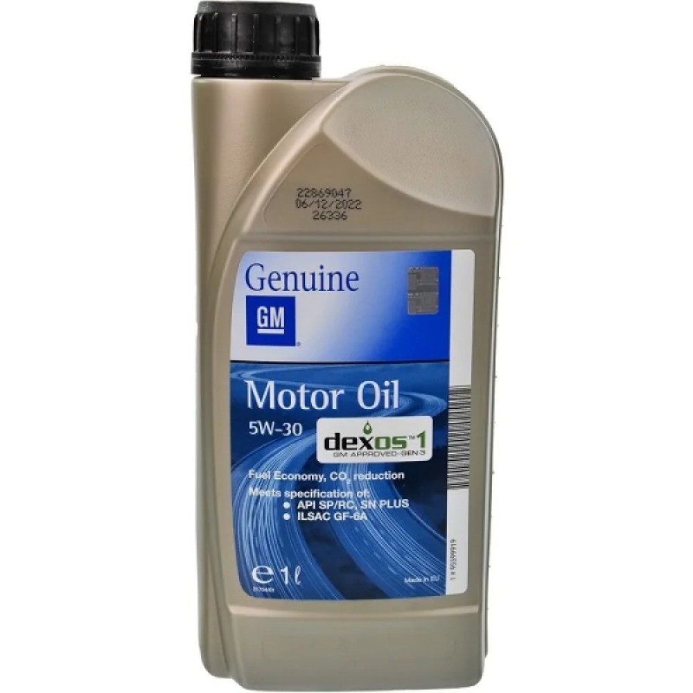 General Motors Dexos1 Gen3 5W-30, 1 л.