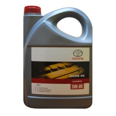 TOYOTA Engine Oil 5W-40 5л Синтетическое моторное масло