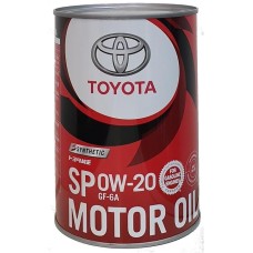 Toyota Synthetic Motor Oil SP/GF6A, 0W-20 (Japan), 1л.