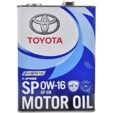 Масло Toyota Synthetic Motor Oil 0W-16, SP/GF-6B, (Japan), 4 л.