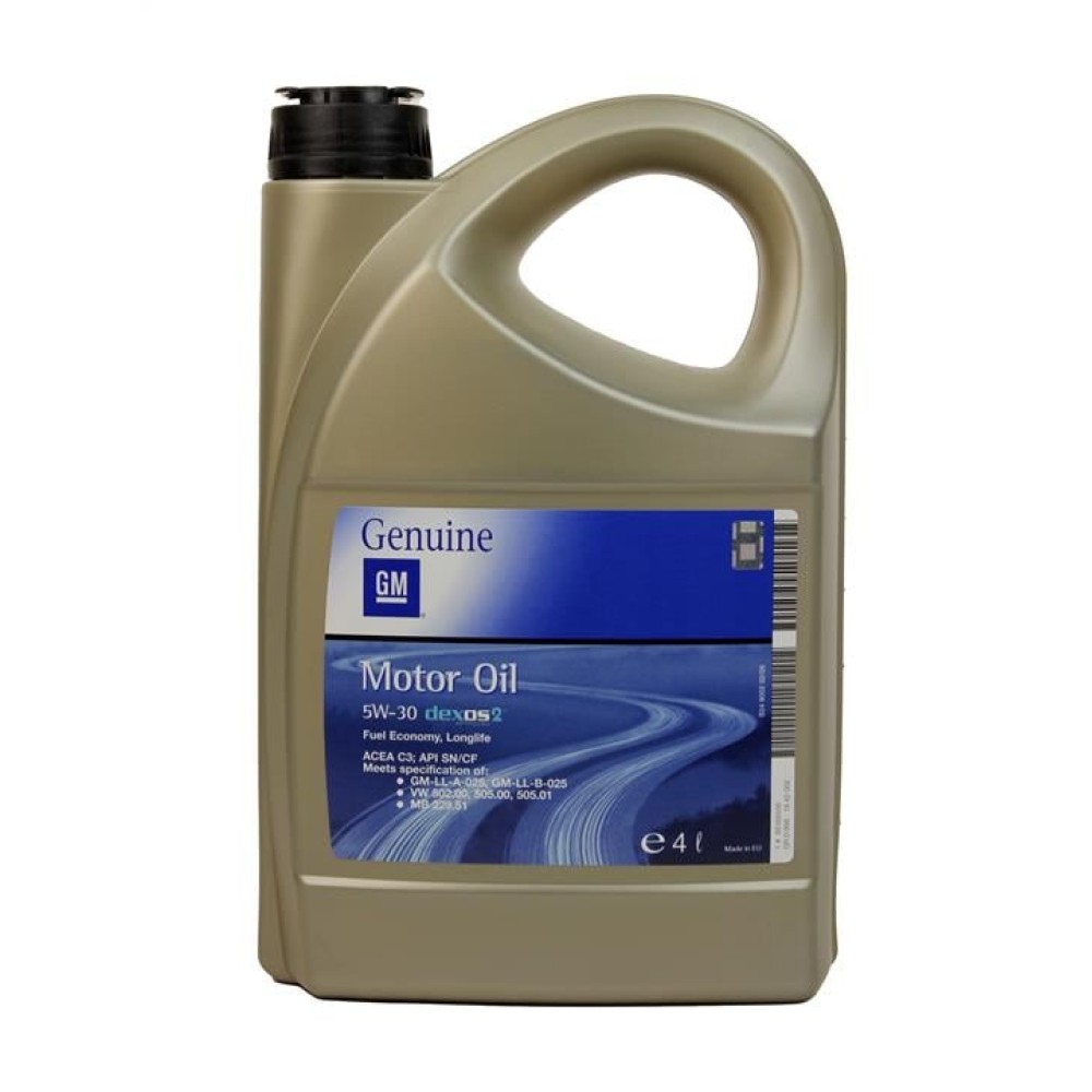 General Motors Dexos 2 Fuel Economy, Longlife 5W-30 4л Синтетическое моторное масло