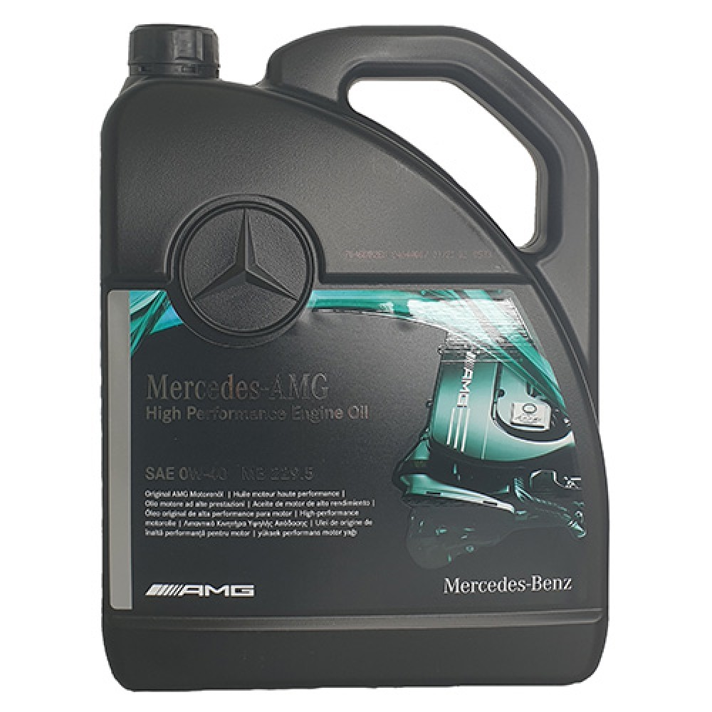 Mercedes-Benz Genuine Engine Oil 0W-40, MB 229.5 AMG (5 л.)