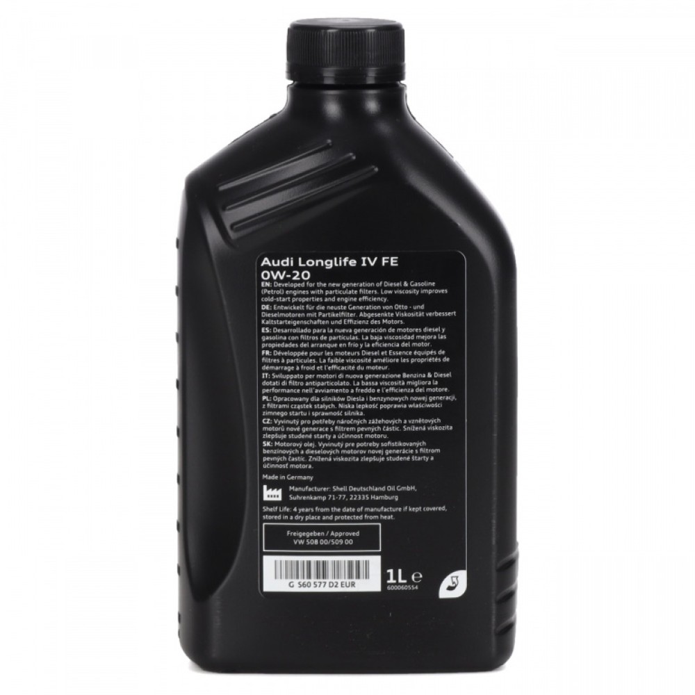 VAG LongLife IV FE 0W-20, 1 л.