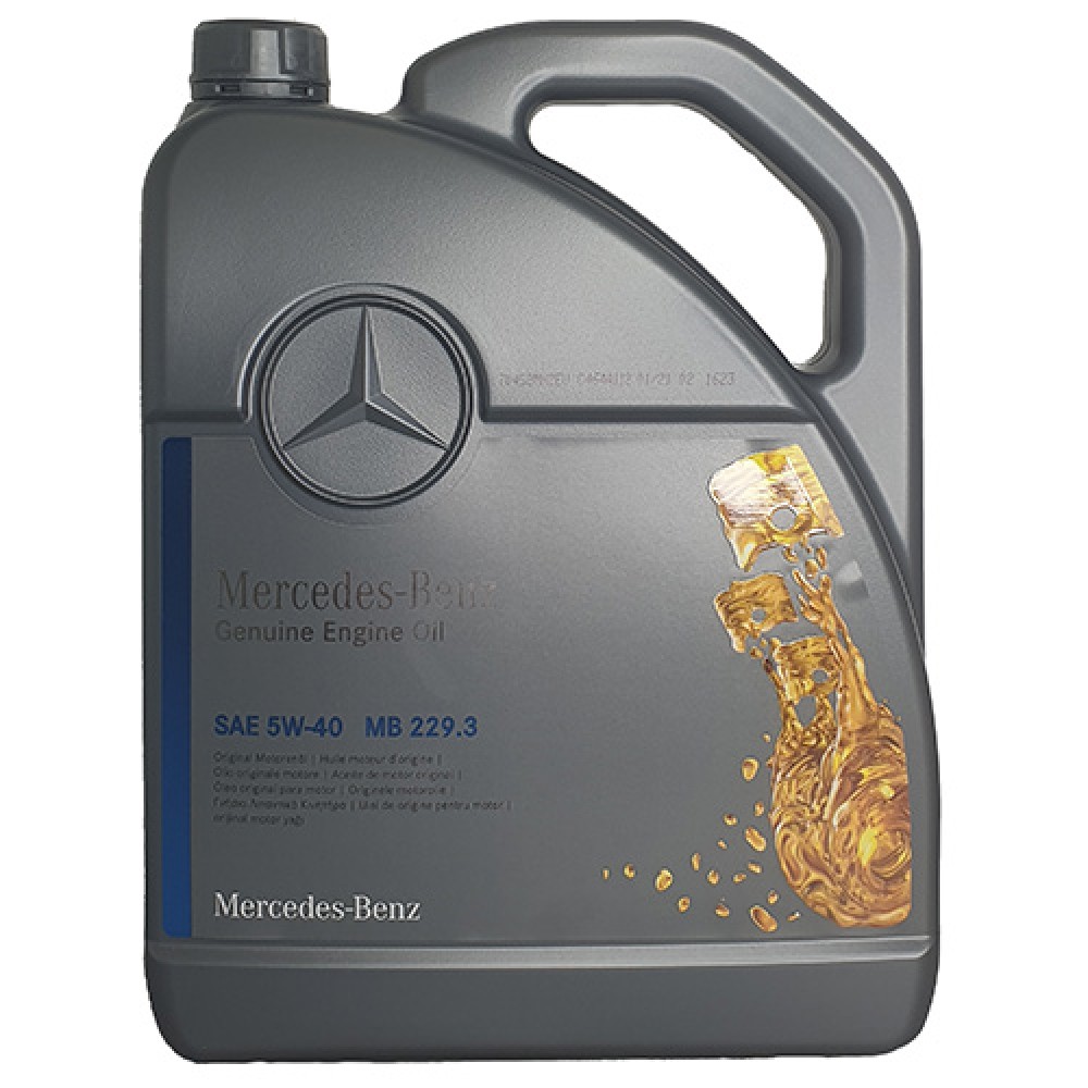 Mercedes-Benz Genuine Engine Oil 5W-40, MB 229.3 (5 л.)