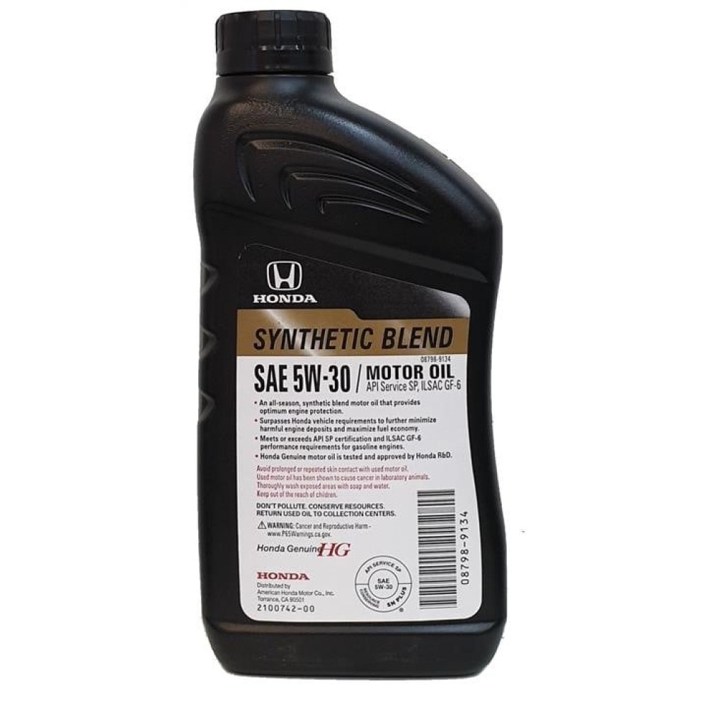 Honda SYNTHETIC BLEND SP/GF-6 5W-30, 946 мл. (Japan)