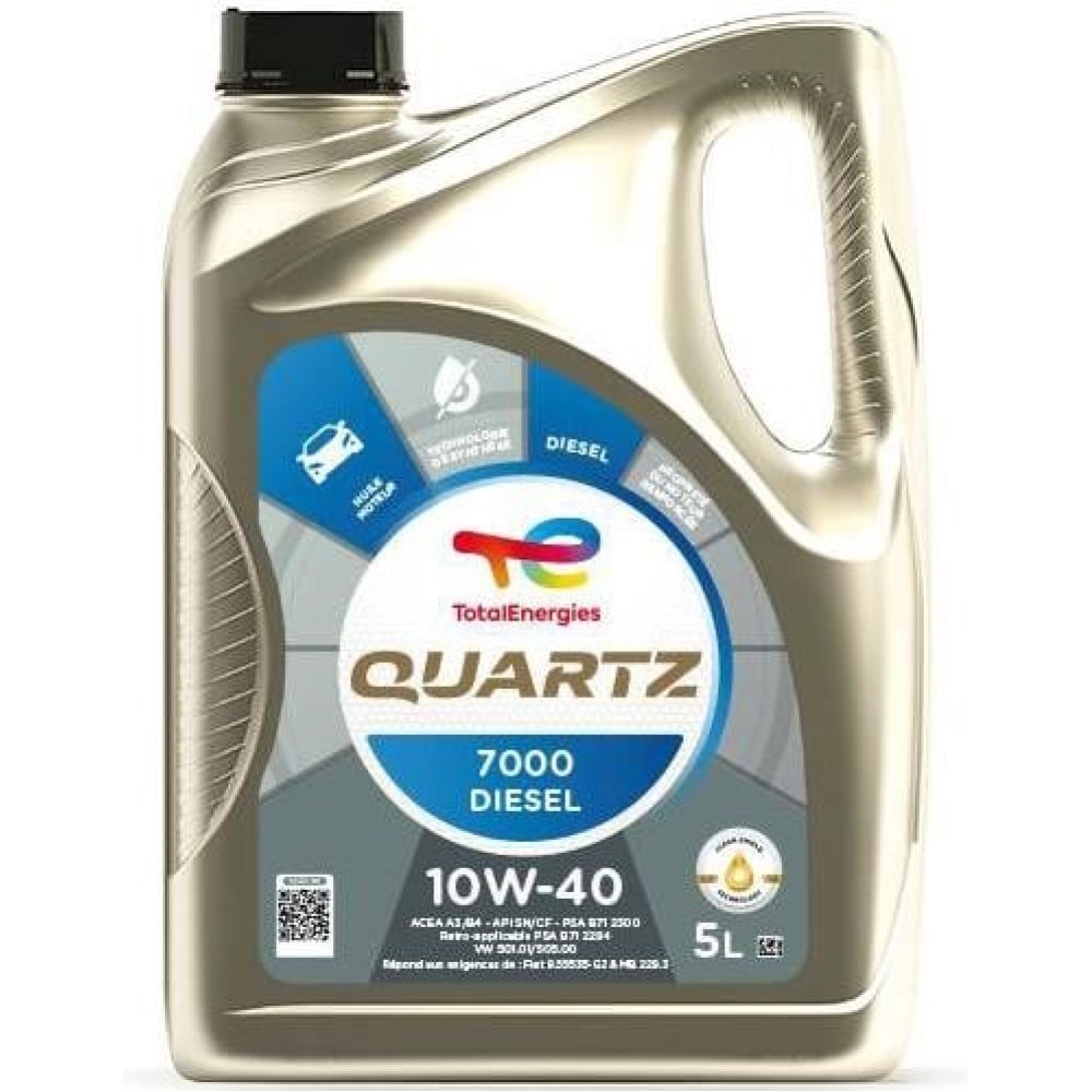 Total Quartz D 7000 10W-40, 5 л.