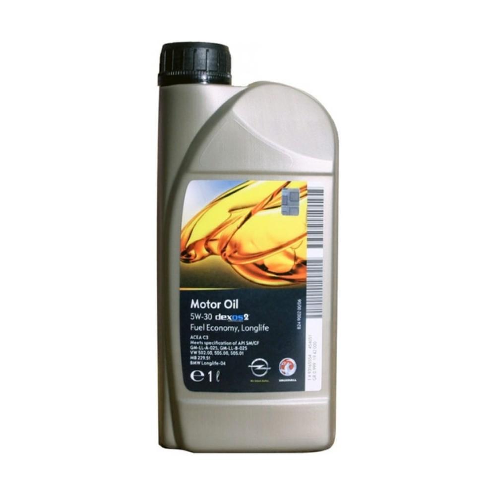 General Motors 5W-30 Dexos 2 Longlife, 1 л.