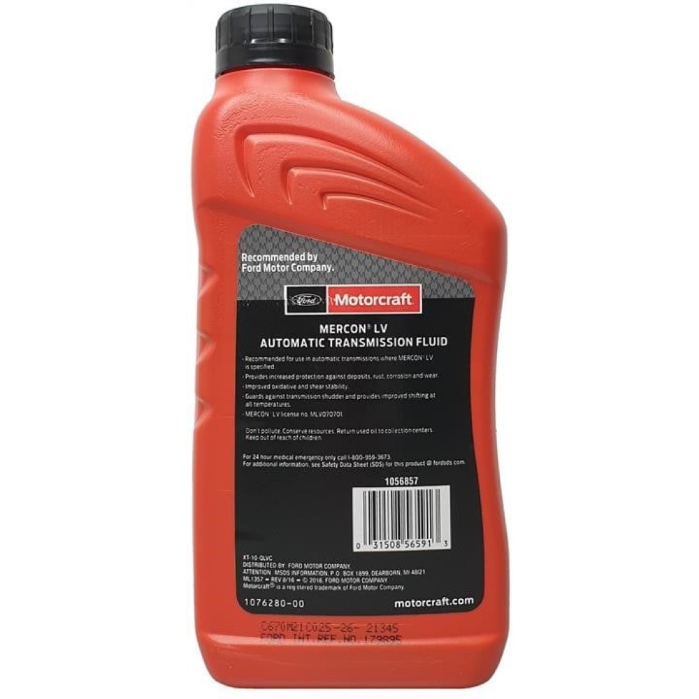 Motorcraft Mercon LV ATF, 946 мл.