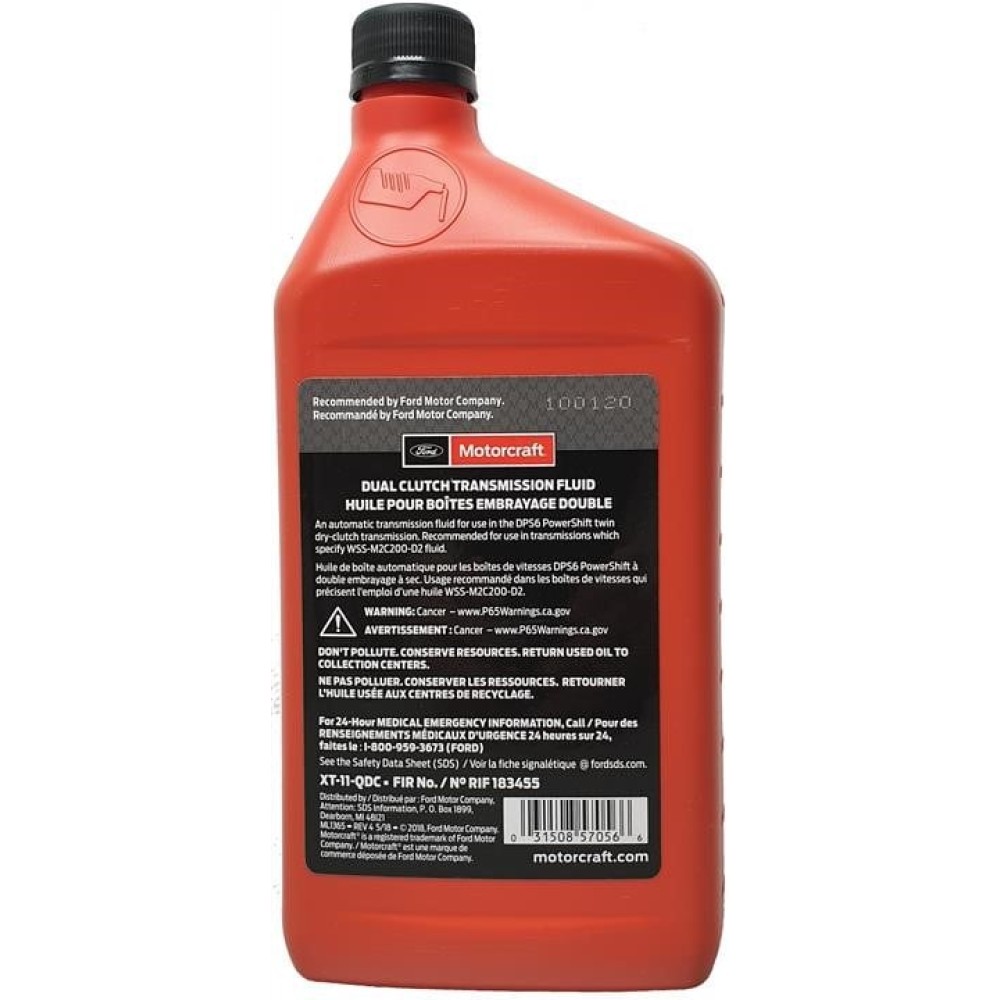 Motorcraft Dual Clutch Transmission Fluid, 946 мл.
