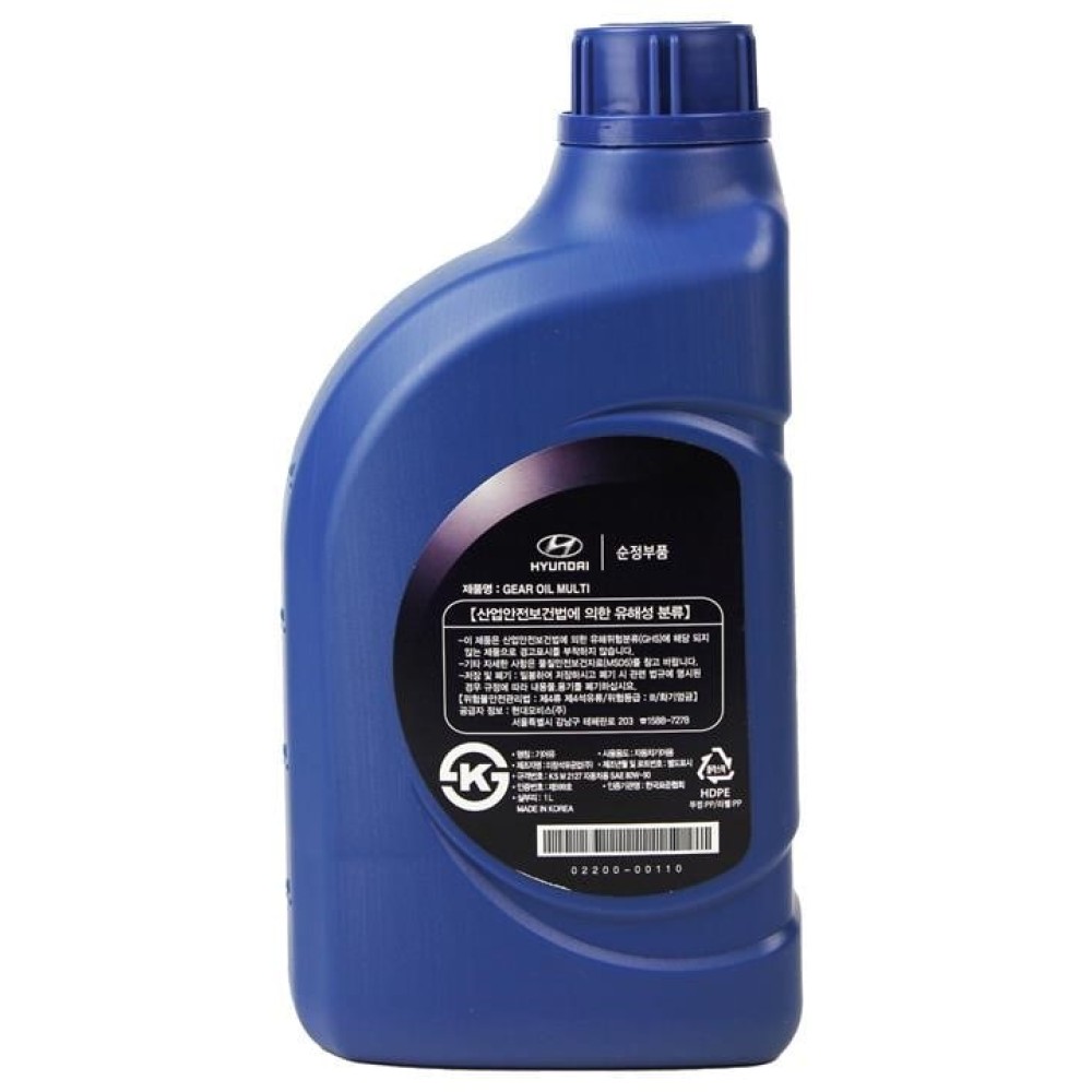 Mobis Hyundai/KIA Gear Oil Multi 80W-90 GL-5, 1 л.