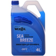 Омыватель зимний WEXOIL WINTER SCREENWASH SEA BREEZE -20℃ 4 л